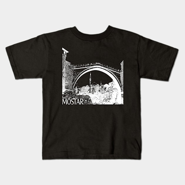 Mostar Kids T-Shirt by TravelTs